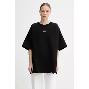 Gestuz tricou culoarea negru, 10910316 imagine