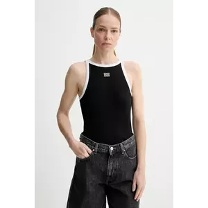 Gestuz top culoarea negru, 10910270 imagine