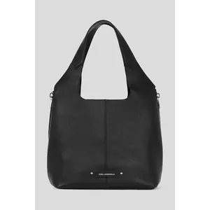 Karl Lagerfeld geantă de piele culoarea negru, A3W30080 imagine