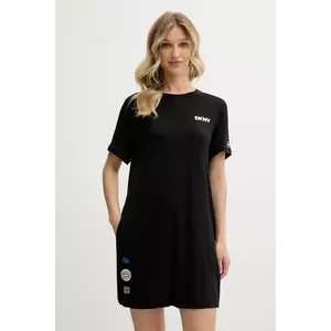 Dkny cămașă de noapte culoarea negru, YI30051 imagine