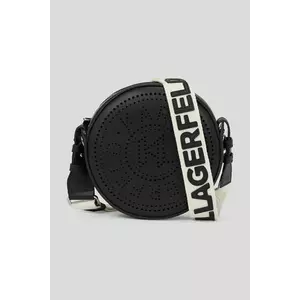 Karl Lagerfeld geantă de piele culoarea negru, A3W30059 imagine