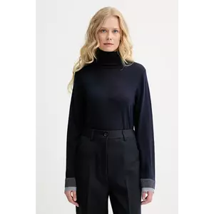 PS Paul Smith pulover de lână culoarea bleumarin, light, cu guler, W2R-420NJ-N31241 imagine