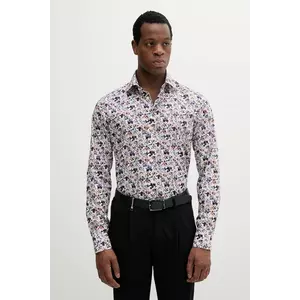 Eton cămașă din bumbac culoarea alb, cu guler clasic, slim, 100012667 imagine