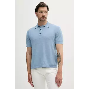 Sisley tricou polo din in uni, 105GS300L imagine