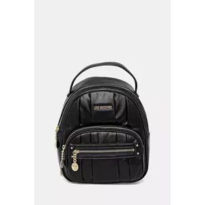 Love Moschino rucsac culoarea negru, mic, cu imprimeu, JC4216PP0MKB0000 imagine