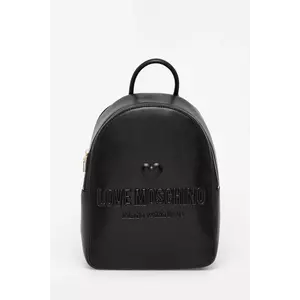 Love Moschino rucsac culoarea negru, mic, uni, JC4222PP0MKF0000 imagine