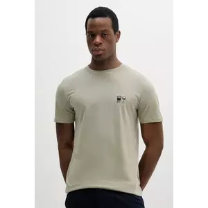 Lindbergh tricou din bumbac culoarea verde, cu imprimeu, 30-400235 imagine