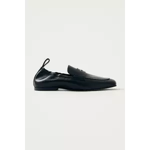Alohas mocasini de piele Milada culoarea negru, cu toc plat, S100563-01 imagine