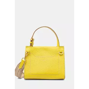 Gianni Chiarini poșetă de piele NICOLE culoarea galben, BS.11335.TKL.NAETN imagine