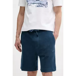 BOSS Orange pantaloni scurți din bumbac culoarea bleumarin, 50539868 imagine