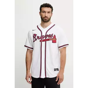 Nike tricou Atlanta Braves culoarea alb, relaxed, T770-AWWH-AW-XVH imagine