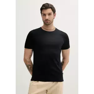 BOSS tricou din bumbac culoarea negru, uni, 50531793 imagine