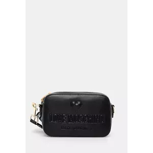 Love Moschino poșetă culoarea negru, JC4220PP0MKF0000 imagine