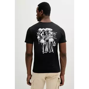 Alpha Industries tricou din bumbac Aloha T BP culoarea negru, cu imprimeu, 156530 imagine