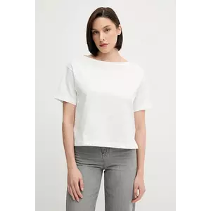 Sisley tricou din bumbac culoarea alb, 36W9L400N imagine