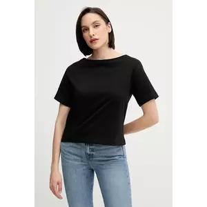 Sisley tricou din bumbac culoarea negru, 36W9L400N imagine