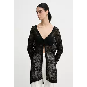 Sisley cardigan culoarea negru, light, 106CM602K imagine