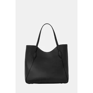 BOSS geantă de piele culoarea negru, 50542066 imagine