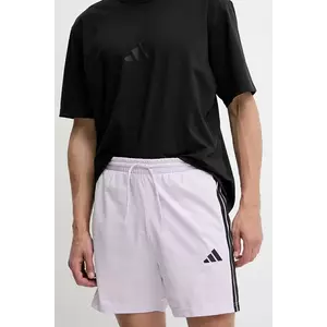 adidas pantaloni scurți Essentials culoarea violet, JE6424 imagine