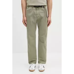 Gramicci pantaloni de bumbac Gramicci Pant culoarea gri, drept imagine