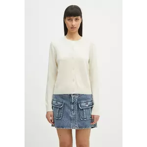 Samsoe Samsoe cardigan din lână SABOSTON culoarea gri, light, F24400186 imagine