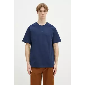 adidas Originals tricou din bumbac Essential bărbați, culoarea bleumarin, uni, JD3279 imagine