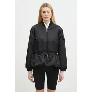 Coperni Gathered Hem Bomber culoarea negru, de tranzitie, COPBL24F3003 imagine