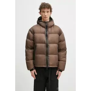MKI MIYUKI ZOKU geaca de puf Translucent Bubble Jacket culoarea maro, de iarna, oversize, TRANSLUCENT.BUBBLE.BR imagine