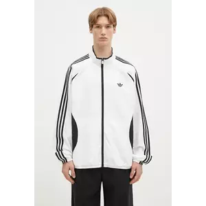 adidas Originals bluza Teamgeist Tracktop barbati, culoarea alb, modelator, JP1116 imagine