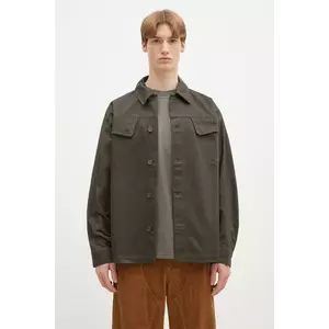adidas Originals cămașă din bumbac Premium Essentials Shirt bărbați, culoarea verde, cu guler clasic, regular, JD3343 imagine
