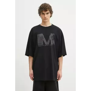 MM6 Maison Margiela tricou din bumbac barbati, culoarea negru, cu imprimeu, SH0GC0048 imagine