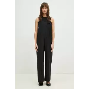 MM6 Maison Margiela salopetă din lână culoarea negru, cold shoulder, S52FP0089 imagine