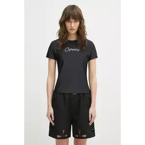 Coperni tricou Crystal Logo femei, culoarea negru, COPJS07CRF3023 imagine