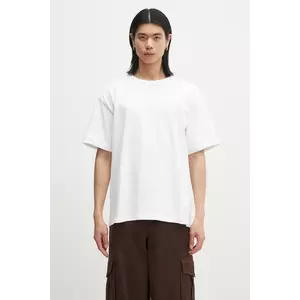 Norse Projects tricou din bumbac Simon Heavy T-shirt bărbați, culoarea alb, uni, N01.0687.0001 imagine