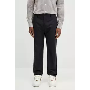 Paul Smith pantaloni de bumbac culoarea bleumarin, drept, M1R-055Z-P02630 imagine
