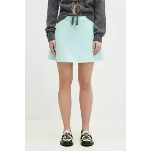 adidas Originals fustă 3S Mini Skirt culoarea turcoaz, mini, evazati, JP3653 imagine