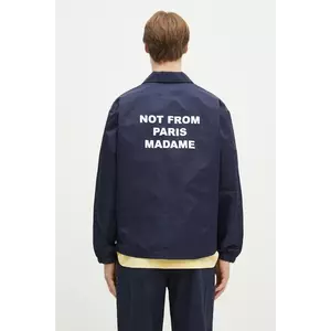 Drôle de Monsieur geacă La Veste Slogan culoarea bleumarin, de tranziție, PERM-JT183-PA014-NY imagine