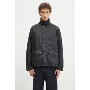 Barbour jachetă cerată Utility Spey Wax culoarea bleumarin, de tranziție, MWX2287 imagine