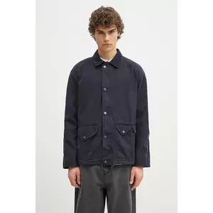 Barbour geacă Barbour Utility Casual Chore Jacket culoarea bleumarin, de tranzitie, MCA1026 imagine