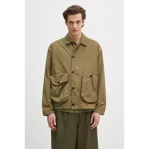 Barbour geacă Barbour Fatigue Casual Jacket culoarea verde, de tranzitie, MCA1033 imagine