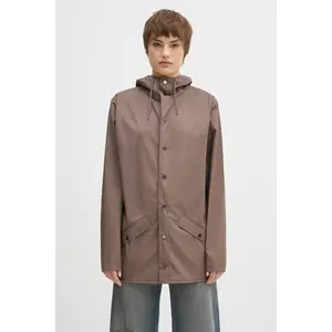 Rains geacă Jacket W3 culoarea maro, de tranzitie, 12010.110 imagine
