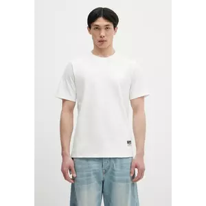 Evisu tricou din bumbac Logo EMB SS culoarea alb, cu imprimeu, 2ESHTM5TS1137 imagine