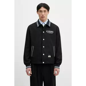 Evisu geacă Flat Knit Collar Coach culoarea negru, de tranzitie, 2ESHTM5JK1053 imagine