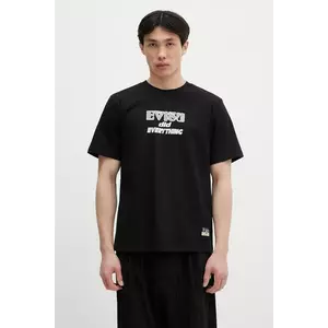 Evisu tricou din bumbac Seagull-Daicock Printed SS culoarea negru, cu imprimeu, 2ESHTM5TS1152 imagine