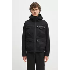 Napapijri geaca A-Rivalto culoarea negru, de tranzitie, oversize, NP0A4ICP9411 imagine