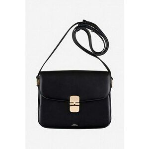 A.P.C. poșetă de piele Sac Grace Small culoarea negru imagine