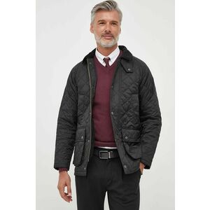 Barbour geaca Ashby Quilt barbati, culoarea negru, de tranzitie, MQU1638 imagine