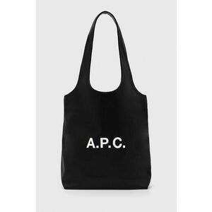 A.P.C. geanta tote ninon small culoarea negru, PUAAT.M61861 imagine