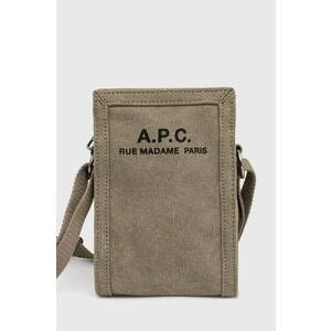 A.P.C. borseta recuperation culoarea verde, CODBM.H61931 imagine
