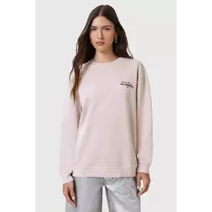 AllSaints hanorac de bumbac SOLEIL culoarea gri, cu imprimeu, W222JC imagine